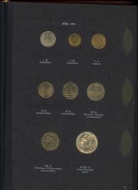 Polska, klaser z monetami polskimi z lat 1987–1990