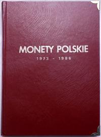 Polska, klaser z monetami polskimi z lat 1973–1986