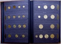 Polska, klaser z monetami polskimi z lat 1949–1972