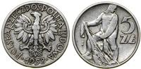 Polska, klaser z monetami polskimi z lat 1949–1972