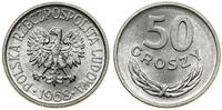 Polska, klaser z monetami polskimi z lat 1949–1972