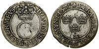 Szwecja, 4 öre, 1671