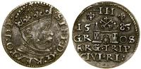 Polska, trojak, 1585