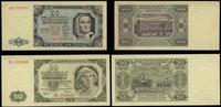 Polska, zestaw 2 banknotów, 1948