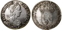 Francja, Ecu à la mèche longue, 1652 B