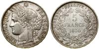 Francja, 5 franków, 1850 A