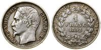 Francja, 1 frank, 1852 A