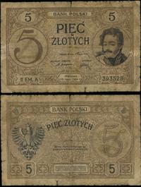 Polska, 5 złotych, 15.07.1924