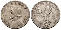 1 Balboa 1931, srebro ''900'' 26.74 g, patyna, K