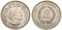 10 pesos 1961, srebro ''900'' 12.53 g, KM 43