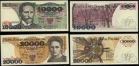 Polska, zestaw: 10.000 i 20.000 złotych, 1988–1989