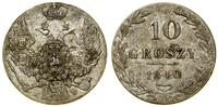 Polska, 10 groszy, 1840 MW
