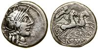 Republika Rzymska, denar, (123 pne)