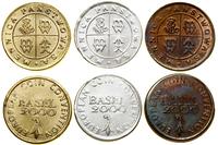 Polska, zestaw 3 żetonów, 2000