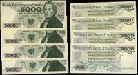 Polska, zestaw: 4 x 5.000 złotych, 1.06.1982