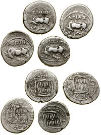 Grecja i posthellenistyczne, zestaw 4 x drachma