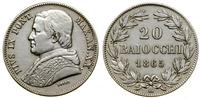 Watykan (Państwo Kościelne), 20 baiocchi, 1865 R