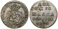 Polska, półzłotek (2 grosze srebrne), 1766 FS