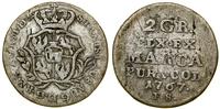 Polska, półzłotek (2 grosze), 1767 FS