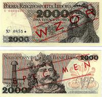 2.000 złotych 1.06.1979, WZÓR banknotu, seria S 