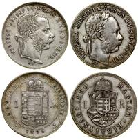 Węgry, zestaw 2 x 1 forint, 1875 KB, 1890 KB