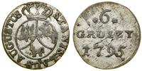 Polska, 6 groszy miedziane, 1795