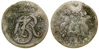 Polska, trojak, 1755