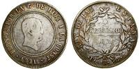 Hiszpania, 4 reale srebrne = 10 reali bilonowych, 1821 UG