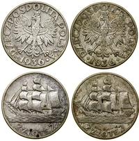 Polska, zestaw: 2 x 2 złote, 1936
