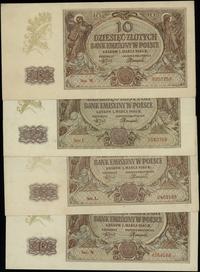 Polska, zestaw 11 banknotów, 1.03.1940