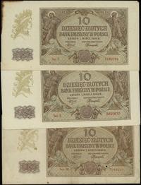Polska, zestaw 9 banknotów, 1.03.1940