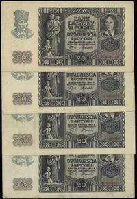 Polska, zestaw 9 banknotów, 1.03.1940
