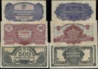 Polska, zestaw 3 banknotów (w klauzuli OBOWIĄZKOWYM), 1944