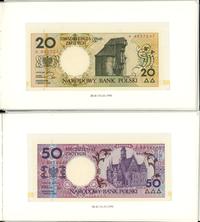 Polska, zestaw banknotów obiegowych Miasta Polskie, 1.03.1990