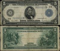 Stany Zjednoczone Ameryki (USA), 5 dolarów, 1914