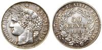Francja, 50 centymów, 1881 A