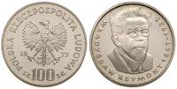 100 złotych 1977, Władysław Reymont, jasna patyn