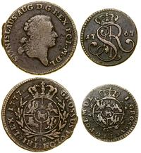 Polska, zestaw: trojak i grosz, 1767–1777