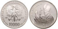 10.000 złotych 1987, Jan Paweł II, mikroryski na