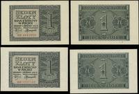 Polska, zestaw: 2 x 1 złoty, 1.08.1941