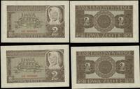 Polska, zestaw: 2 x 2 złote, 1.08.1941