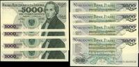 Polska, zestaw: 4 x 5.000 złotych, 1.06.1982