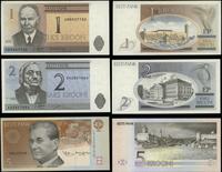Estonia, zestaw 5 banknotów, 1963-2007
