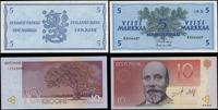 Estonia, zestaw 5 banknotów, 1963-2007