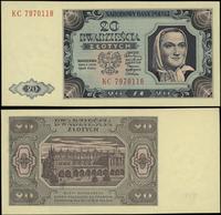 Polska, 20 złotych, 1.07.1948