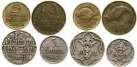 Polska, zestaw: 2 x 5 fenigów (1923 i 1932) i 2 x 10 fenigów (1923 i 1932)