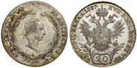 Austria, 20 krajcarów, 1827 A