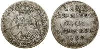 Polska, 10 groszy miedziane, 1792 MW