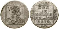Polska, grosz srebrny, 1774 AP
