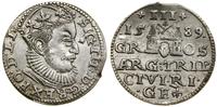 Polska, trojak, 1589